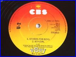 U2 Three 1st Press Limited Edition Numbered CBS 12 Vinyl Cat No CBS 12-7951