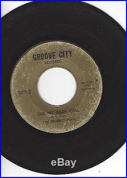 Ultra Rare Northern Soul- The Professionals- That's Why I Love You- Groove City