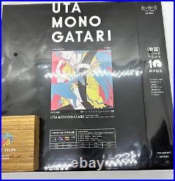 UTAMONOGATARI LP Box 10th Anniversary 5 Vinyl Records Aniplex Anime Song Limited