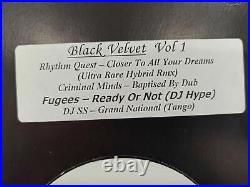 Ultra Rare Fugees Ready or Not Black Velvet Vol 1 Vinyl 12 Single