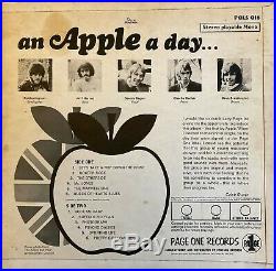 Ultra Rare Holy Grail Uk Psych Lp Apple An Apple A Day Original Uk Page One