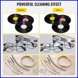 Ultrasonic Vinyl Record Cleaner 6L 7-12 Inch 8 Records Drying Rack 180W