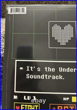 Undertale Iam8bit Soundtrack 2x Vinyl New! Limited Edition Red, Blue Lp Toby Fox