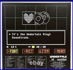 Undertale Iam8bit Soundtrack 2x Vinyl New! Limited Edition Red, Blue Lp Toby Fox