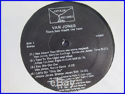 VAN JONES Time Has made Me New LP IMPULSE private modern soul boogie 80s VG++