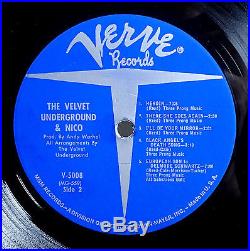 Velvet Underground+nicoandy Warhol Banana Cvrmegarare Orig'67 Verve Mono Lpnm