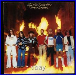VINYL LP Lynyrd Skynyrd Street Survivors Flame cover with insert 1st PRESS NM