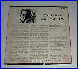 VINYL LP RECORD by BILL EVANS TRIO WALTZ FOR DEBBY (1962) JAZZ / RIVERSIDE