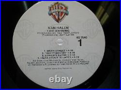 Van Halen Fair Warning HS-3540 1981 Vinyl Record Shrink NM Ultrasonic Clean