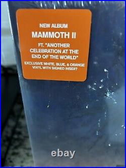 Van Halen SIGNED RECORD Mammoth II BLUE ORANGE WHITE Color LP Vinyl SOLD OUT