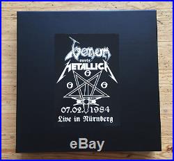 Venom Meets Metallica 3 Lp Box, Nürnberg 1984! Poster, Shirt, Ticket