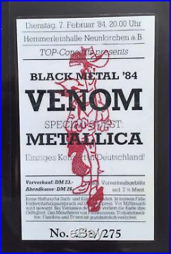 Venom Meets Metallica 3 Lp Box, Nürnberg 1984! Poster, Shirt, Ticket