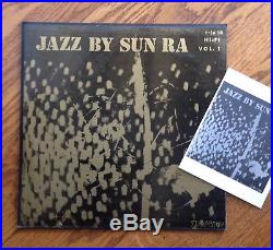 Very Rare! JAZZ BY SUN RA 1st press Orig. TRANSITION 1957 12 LP