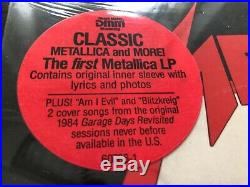 Very rare Metallica SEALED Kill Em All Elektra 12 Track LP no promo/megaforce
