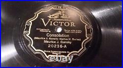 Victor 78 Orthophonic #20236, Maurice Gunsky, Consolation & Take This Rose 1926