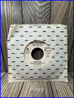 Vintage Elton John Vinyl Record Collection