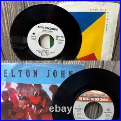Vintage Elton John Vinyl Record Collection