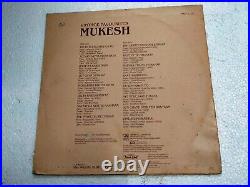 Vintage Favourite 1941 1956 Mukesh RARE LP RECORD India Bollywood Ex