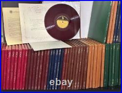 Vintage Red Vinyl Classical Music Collection