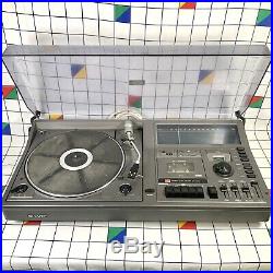 Vintage Retro Sharp SG-320E Music Center Vinyl LP Record Player Tape Deck Radio