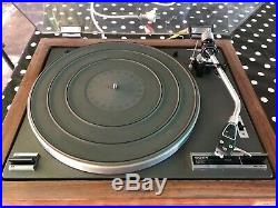 Vintage Sony Turntable P-5100 RARE Record player vinyl Belt Drive Shure M55 cart