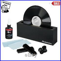 Vinyl Record Cleaning System Pads Cleaner Spin Clean Solution Drying Cloths New