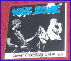WAR ZONE LESC SINGED by RAYBEEZ at Cog Factory Omaha NE Grail 7 Vinyl LP Record