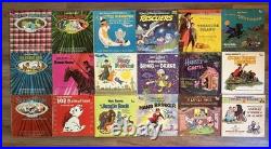 Walt Disney Vinyl Lot of 18 Vintage Disneyland LP Records Storybooks 1960's