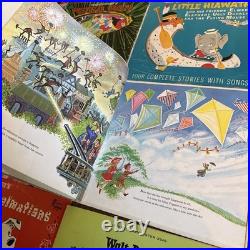 Walt Disney Vinyl Lot of 18 Vintage Disneyland LP Records Storybooks 1960's