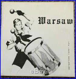 Warsaw Joy Division The Ideal Beginning Enigma Mega Rare ORIGINAL G/F 7 PS Punk