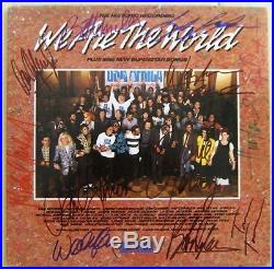We Are The World Michael Jackson -original Signed Lp X 12 Artists Coa Included