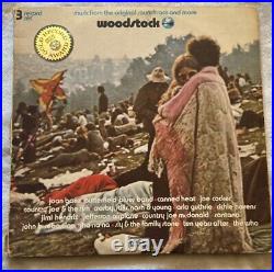 Woodstock 3 Record Set Original 1970/ Woodstock 2 Record Set Original 1971