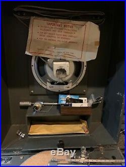 Working Perfect Vinyl Lathe Record Cutter with Presto 1-D Rek O Kut Imperial 45rpm