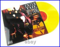 Wu-Tang Clan, Enter the Wu (36 Chambers) in-shrink LP Yellow Vinyl Record Album
