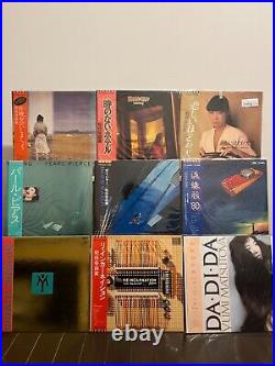 YUMI MATSUTOYA /Lot of 9 Vinyl / JAPANESE CITY POP / OBI / LP /